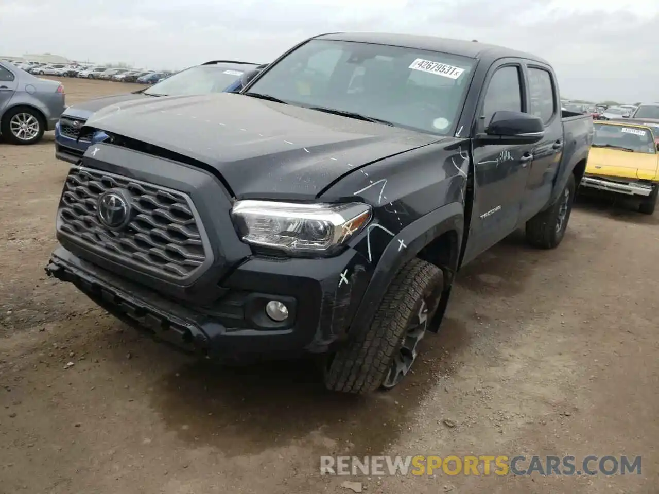 2 Photograph of a damaged car 3TMCZ5AN2MM398695 TOYOTA TACOMA 2021