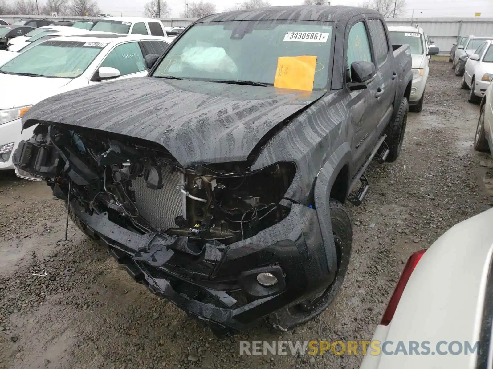 2 Photograph of a damaged car 3TMCZ5AN2MM398969 TOYOTA TACOMA 2021