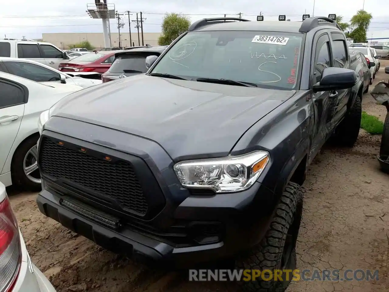 2 Photograph of a damaged car 3TMCZ5AN2MM406262 TOYOTA TACOMA 2021