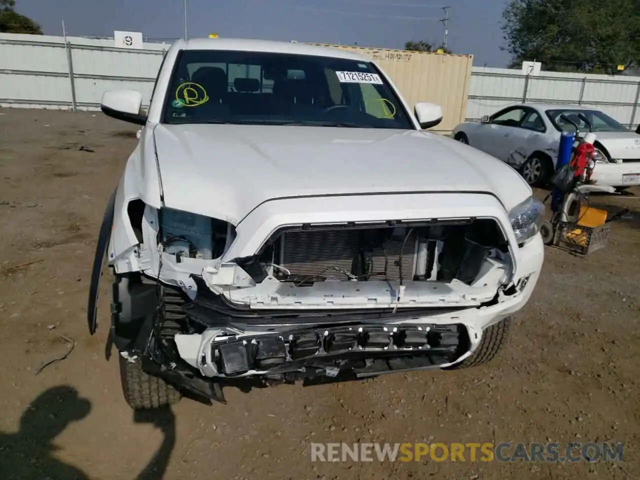 9 Photograph of a damaged car 3TMCZ5AN2MM408268 TOYOTA TACOMA 2021