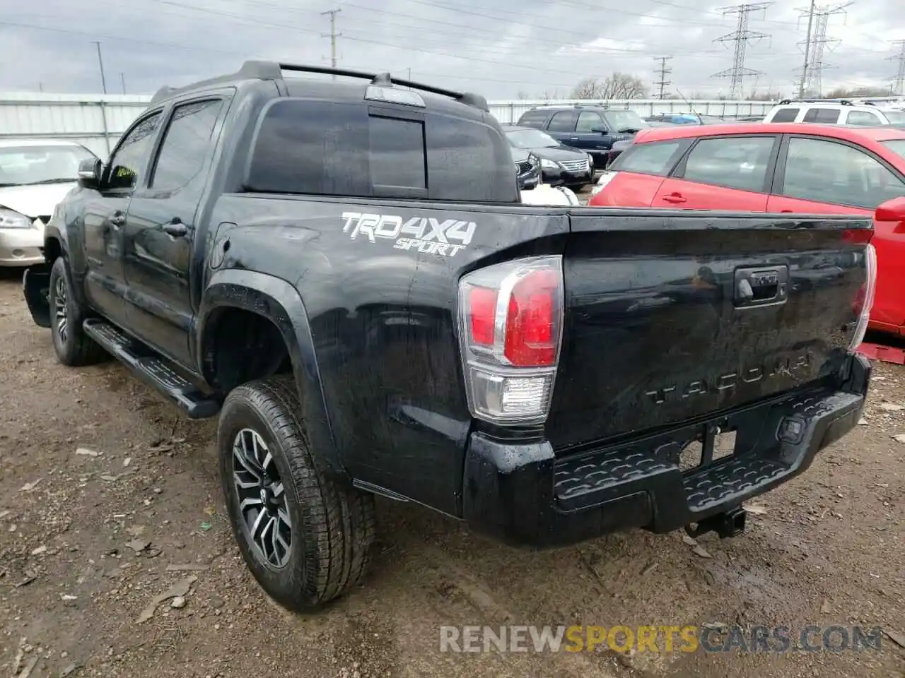 3 Photograph of a damaged car 3TMCZ5AN2MM412191 TOYOTA TACOMA 2021