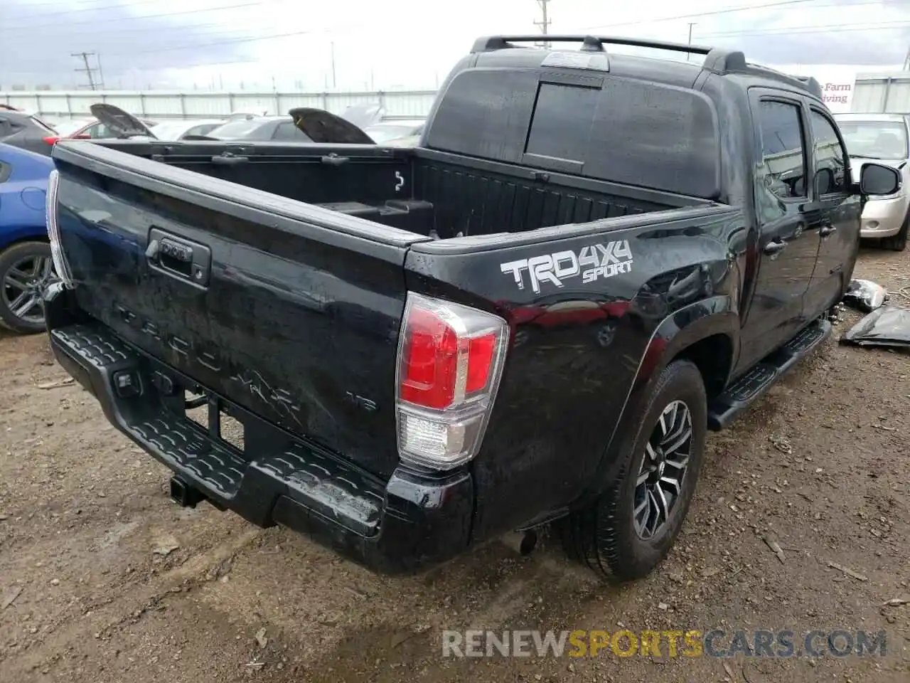 4 Фотография поврежденного автомобиля 3TMCZ5AN2MM412191 TOYOTA TACOMA 2021