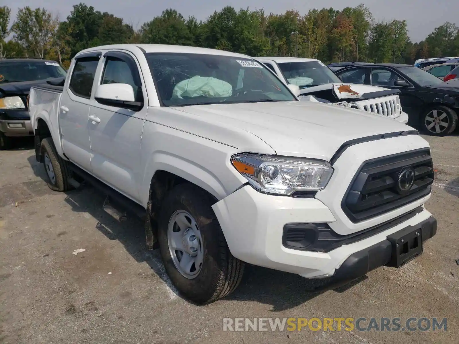 1 Photograph of a damaged car 3TMCZ5AN2MM421019 TOYOTA TACOMA 2021