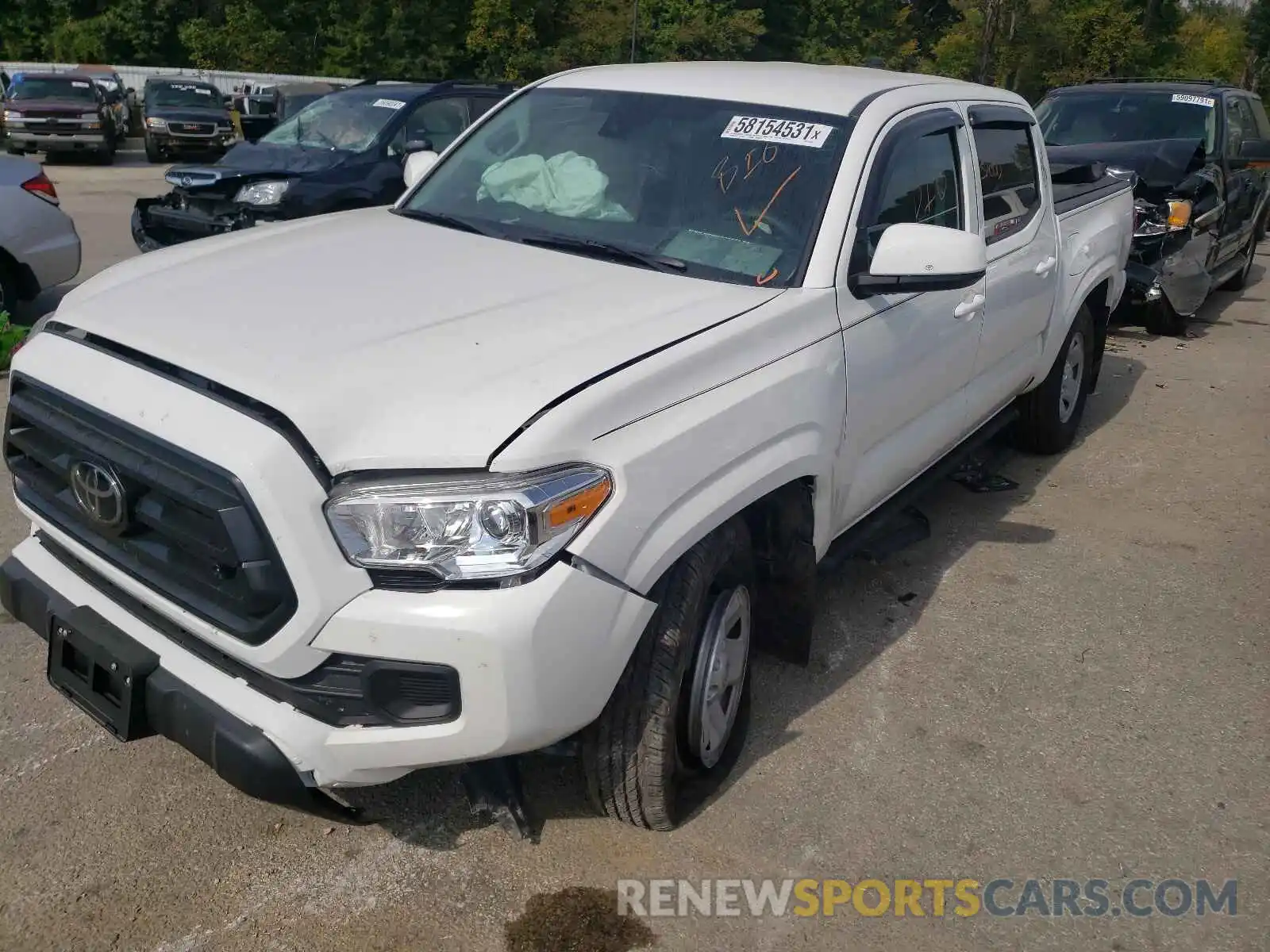 2 Photograph of a damaged car 3TMCZ5AN2MM421019 TOYOTA TACOMA 2021