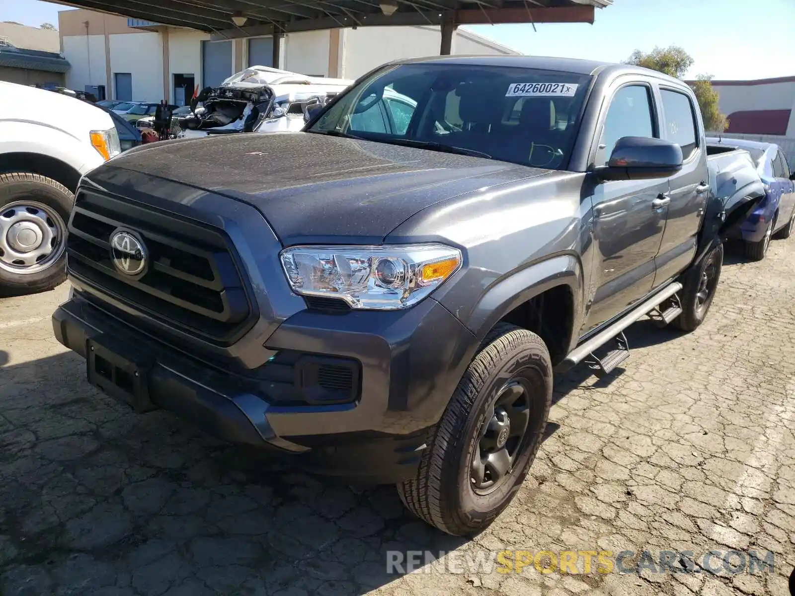 2 Photograph of a damaged car 3TMCZ5AN2MM427418 TOYOTA TACOMA 2021