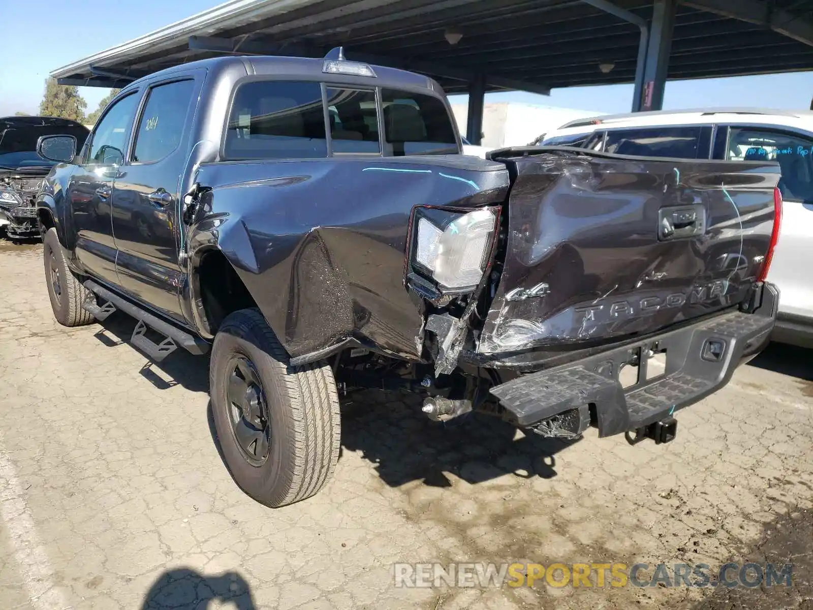 3 Photograph of a damaged car 3TMCZ5AN2MM427418 TOYOTA TACOMA 2021