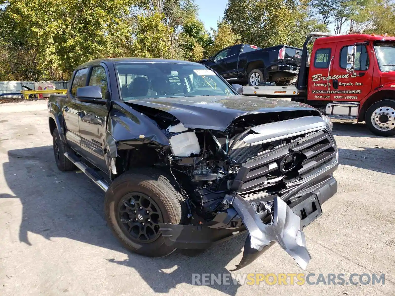 1 Photograph of a damaged car 3TMCZ5AN2MM429217 TOYOTA TACOMA 2021