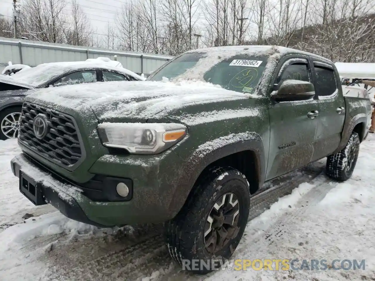 2 Photograph of a damaged car 3TMCZ5AN2MM435826 TOYOTA TACOMA 2021