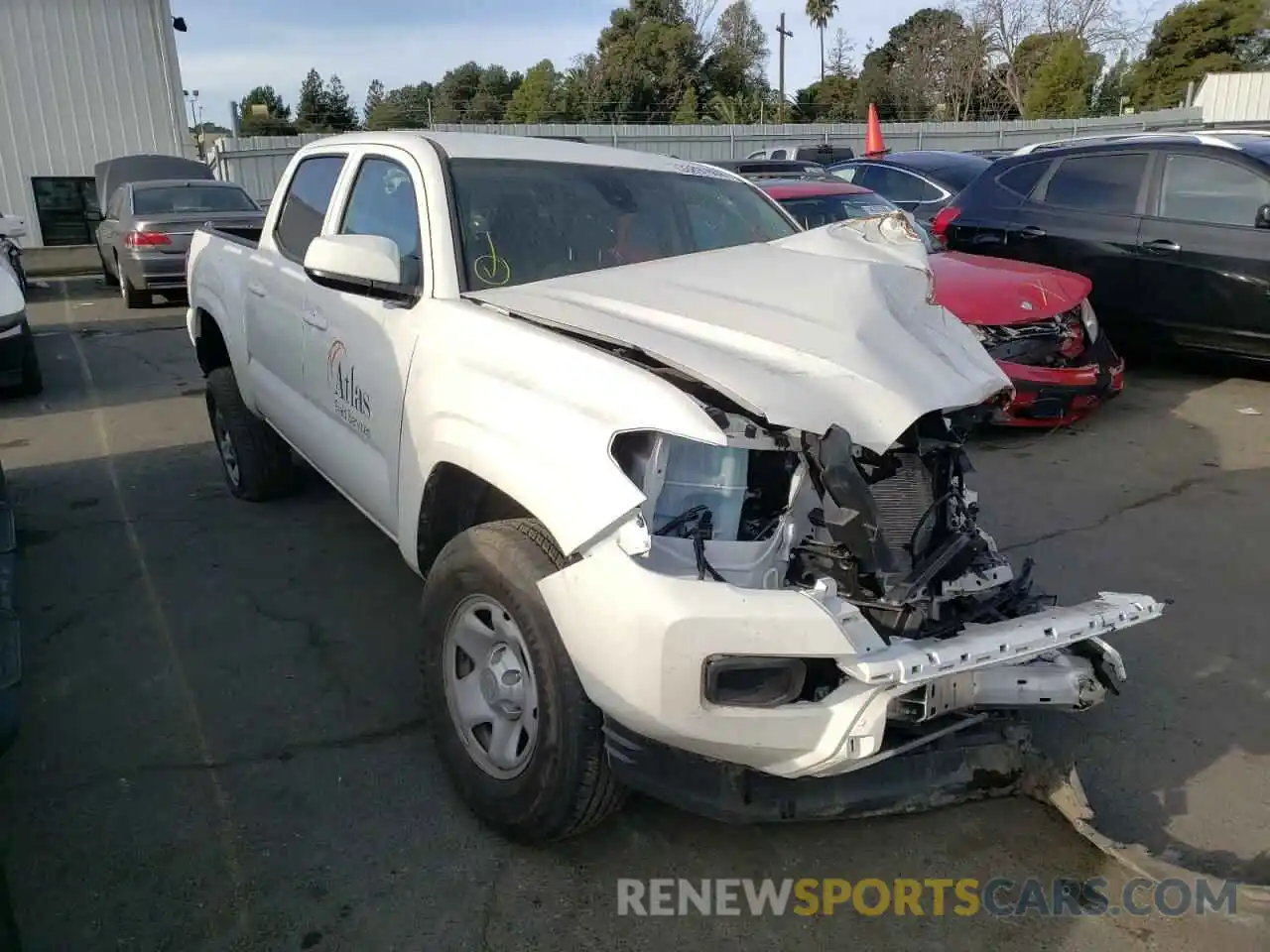 1 Photograph of a damaged car 3TMCZ5AN2MM437656 TOYOTA TACOMA 2021