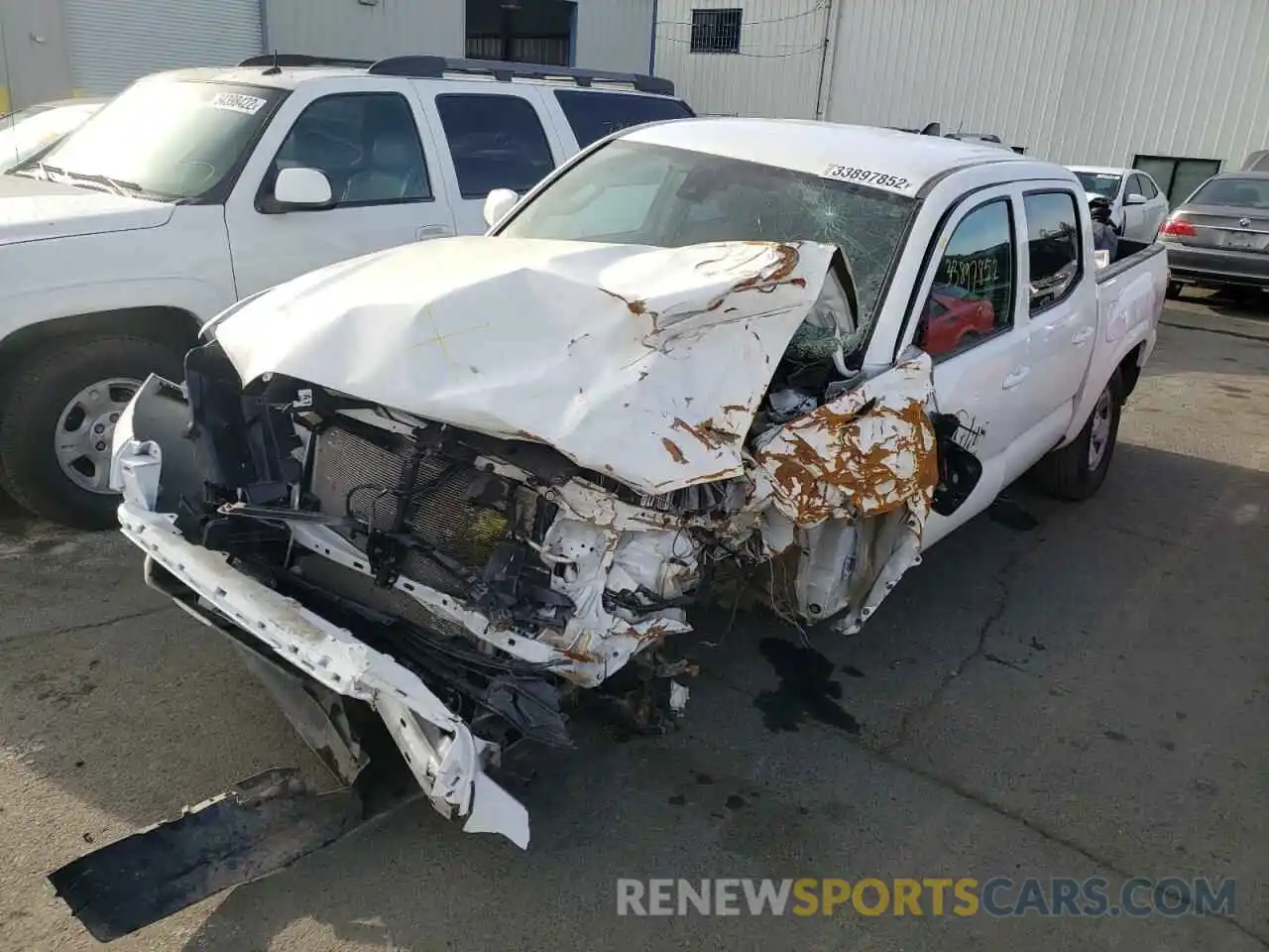 2 Photograph of a damaged car 3TMCZ5AN2MM437656 TOYOTA TACOMA 2021