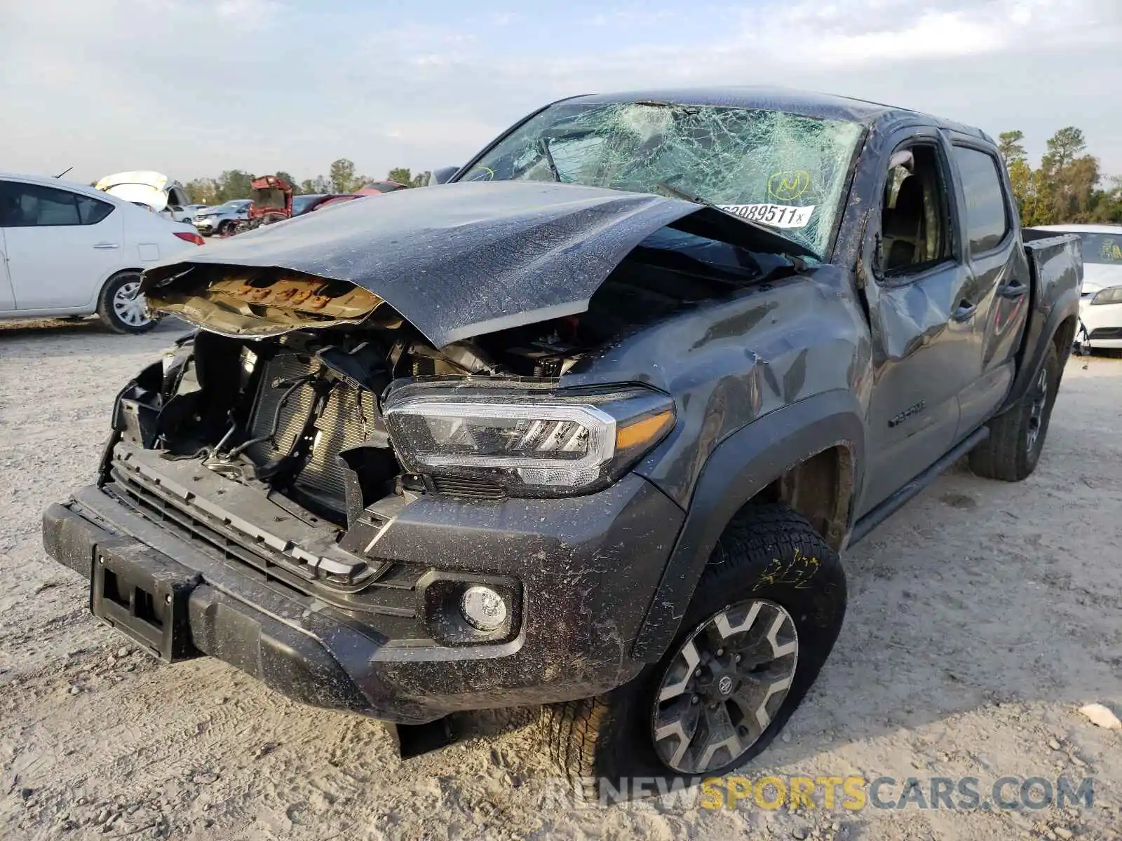 2 Photograph of a damaged car 3TMCZ5AN2MM441612 TOYOTA TACOMA 2021