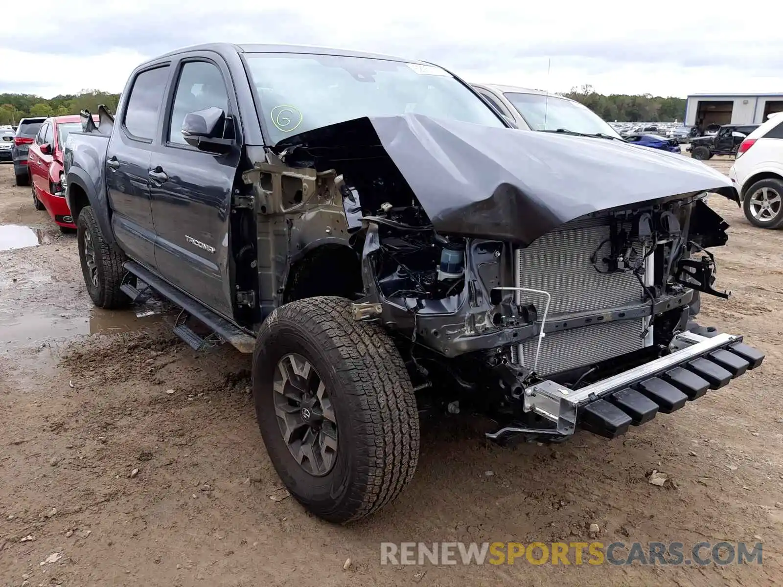 1 Photograph of a damaged car 3TMCZ5AN2MM442307 TOYOTA TACOMA 2021