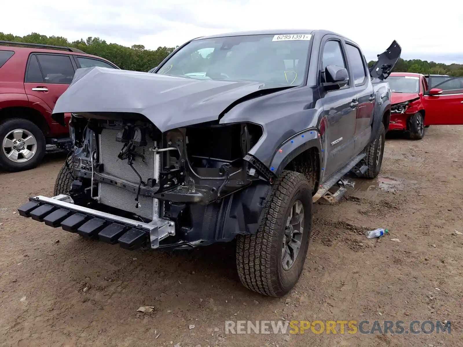 2 Photograph of a damaged car 3TMCZ5AN2MM442307 TOYOTA TACOMA 2021