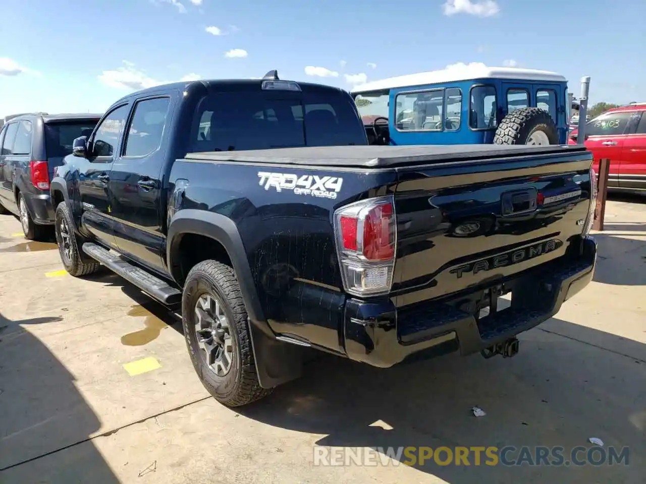 3 Photograph of a damaged car 3TMCZ5AN2MM444218 TOYOTA TACOMA 2021