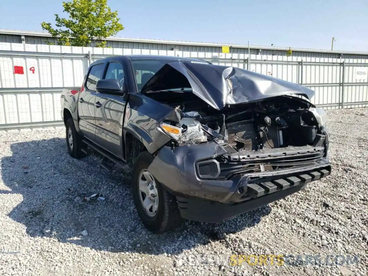 1 Photograph of a damaged car 3TMCZ5AN2MM445546 TOYOTA TACOMA 2021