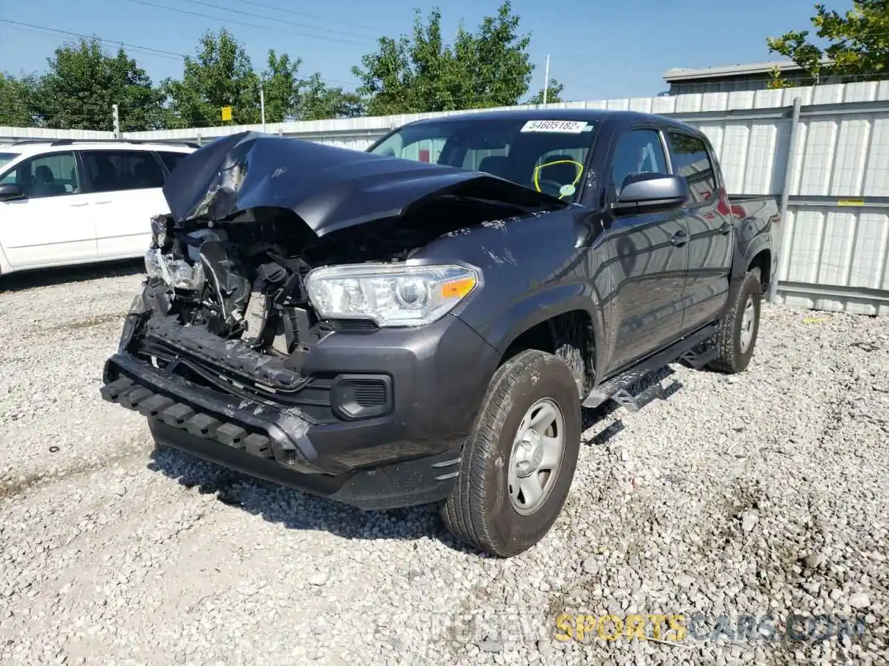 2 Photograph of a damaged car 3TMCZ5AN2MM445546 TOYOTA TACOMA 2021