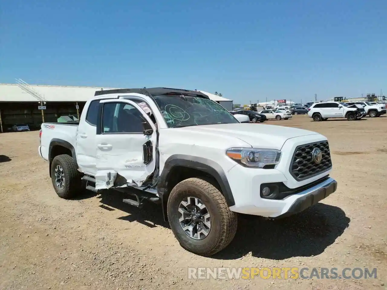 1 Photograph of a damaged car 3TMCZ5AN2MM451931 TOYOTA TACOMA 2021