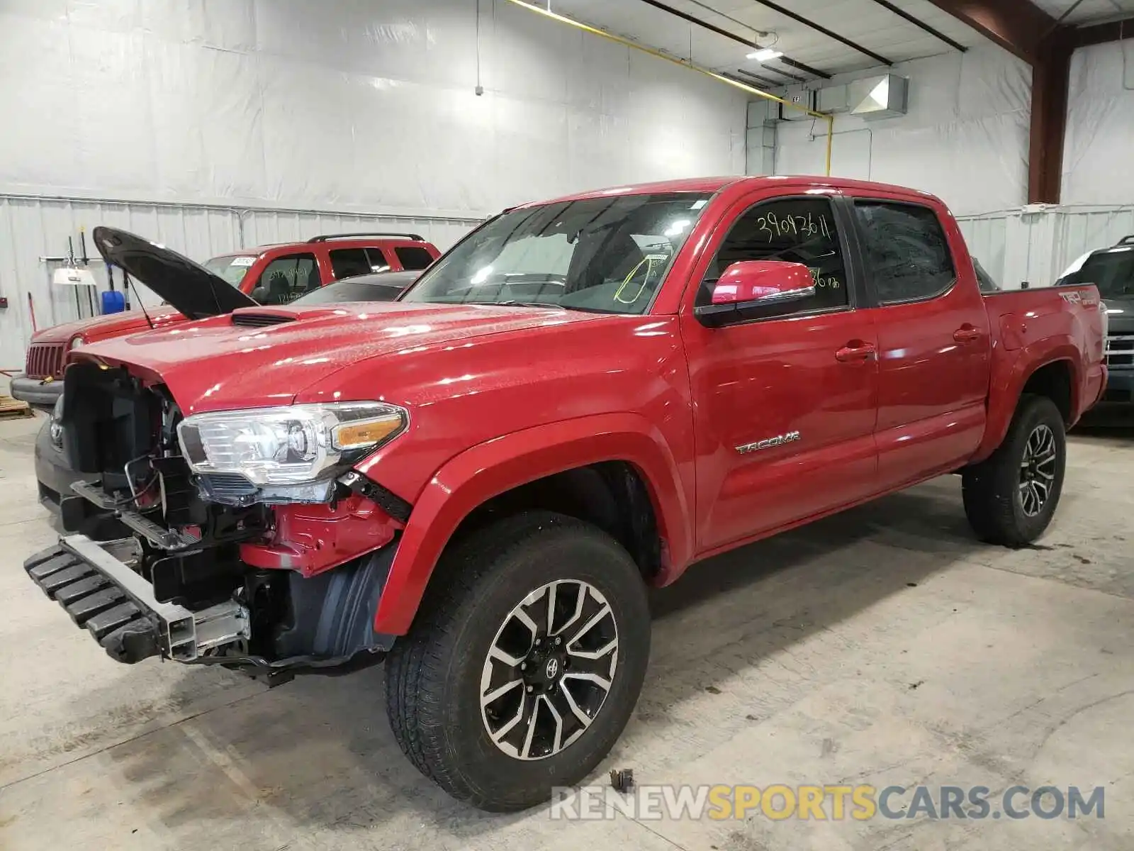 2 Photograph of a damaged car 3TMCZ5AN3MM372798 TOYOTA TACOMA 2021