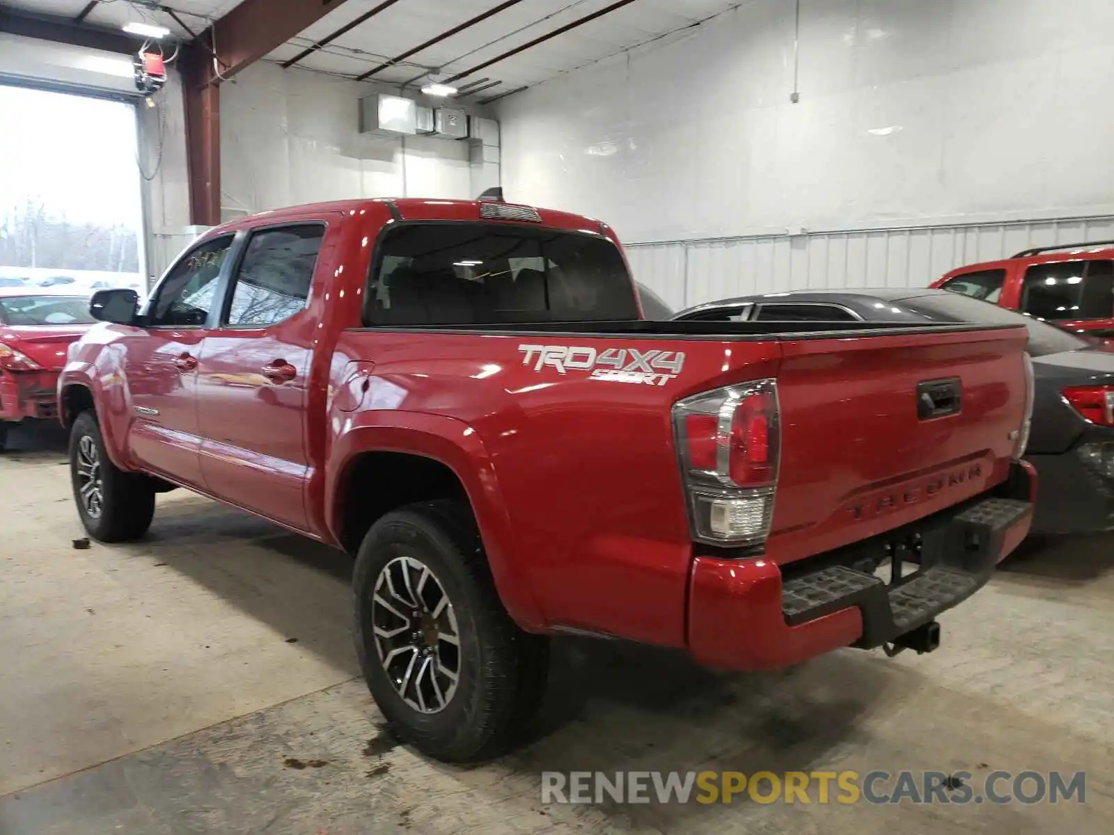 3 Photograph of a damaged car 3TMCZ5AN3MM372798 TOYOTA TACOMA 2021