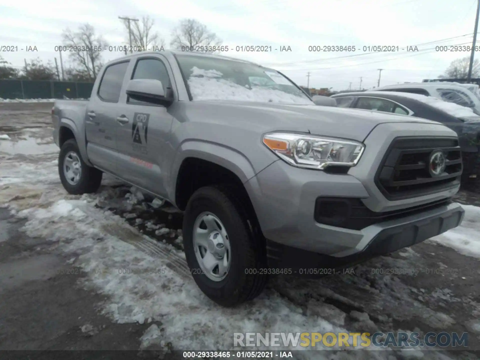 1 Photograph of a damaged car 3TMCZ5AN3MM376124 TOYOTA TACOMA 2021