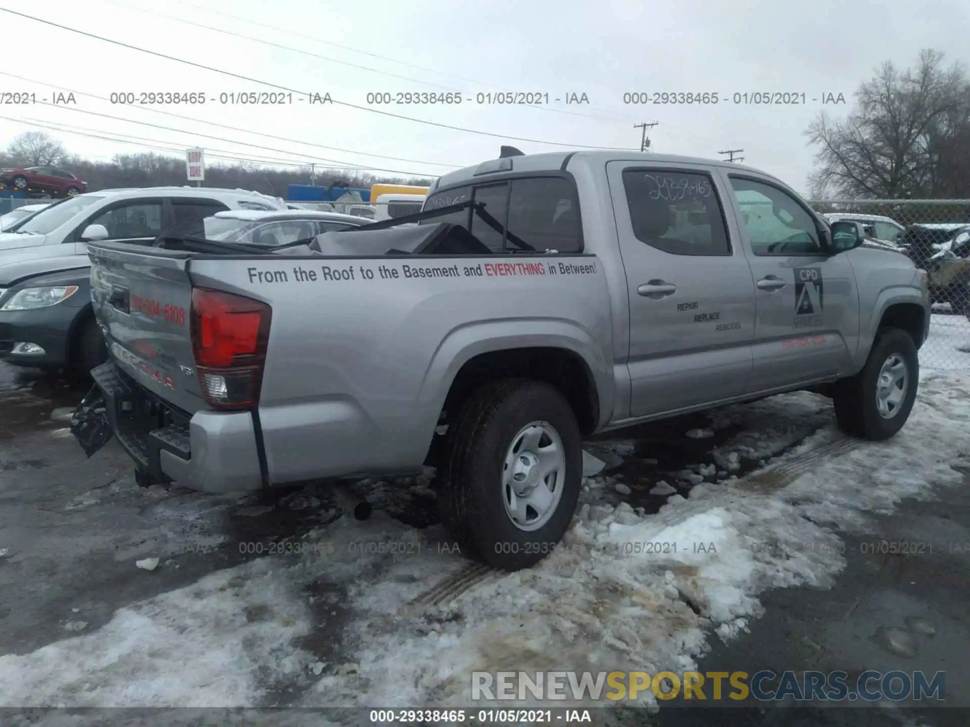 4 Фотография поврежденного автомобиля 3TMCZ5AN3MM376124 TOYOTA TACOMA 2021