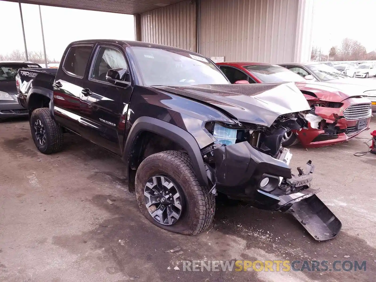 1 Photograph of a damaged car 3TMCZ5AN3MM376799 TOYOTA TACOMA 2021