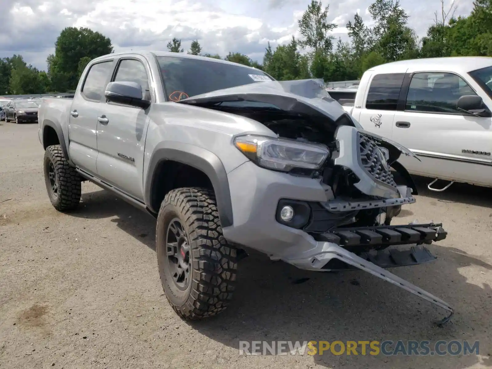 1 Photograph of a damaged car 3TMCZ5AN3MM380805 TOYOTA TACOMA 2021