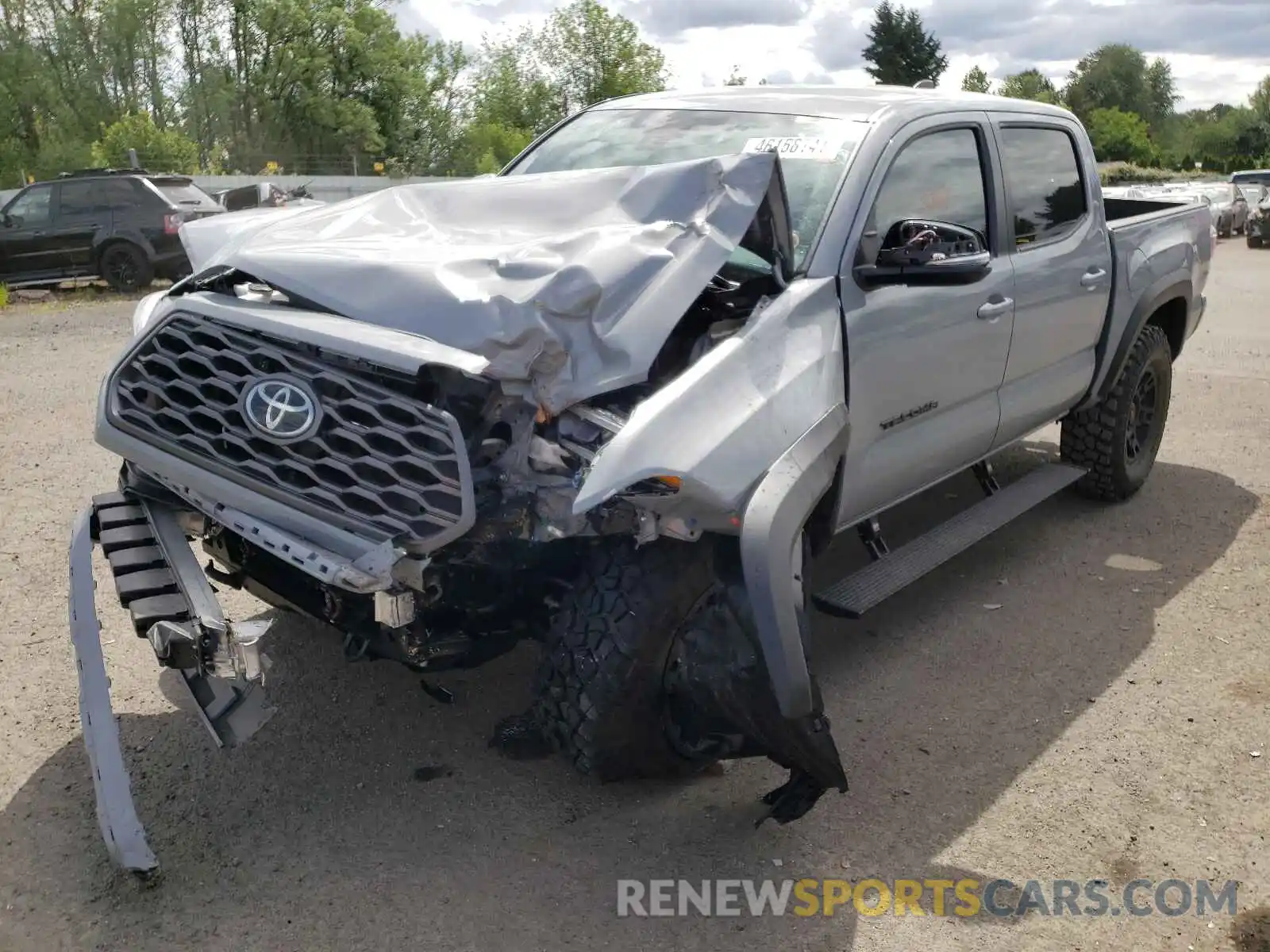 2 Photograph of a damaged car 3TMCZ5AN3MM380805 TOYOTA TACOMA 2021