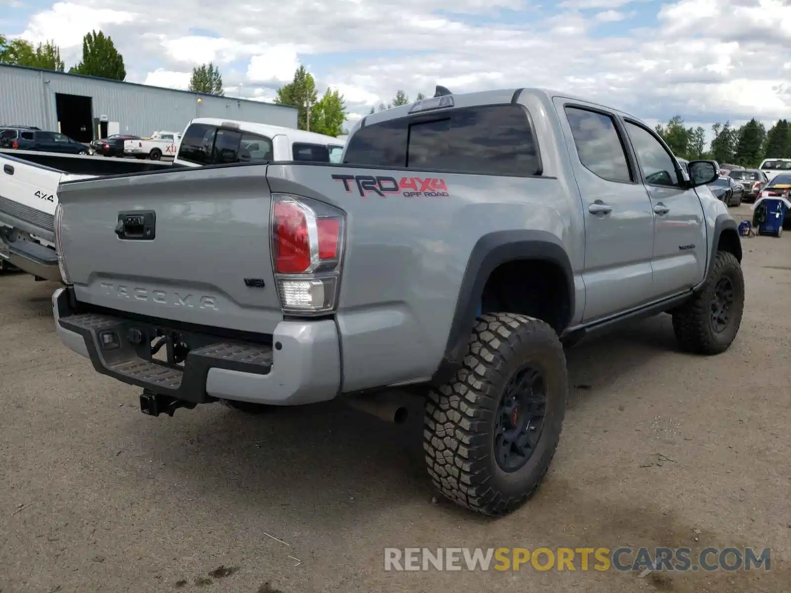 4 Photograph of a damaged car 3TMCZ5AN3MM380805 TOYOTA TACOMA 2021