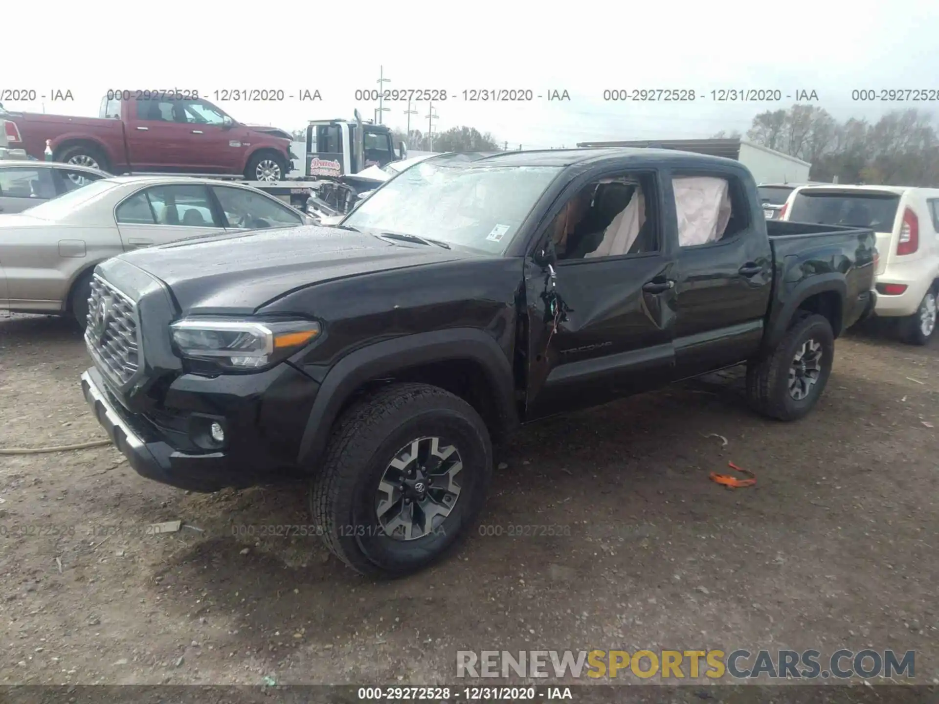 2 Photograph of a damaged car 3TMCZ5AN3MM381405 TOYOTA TACOMA 2021