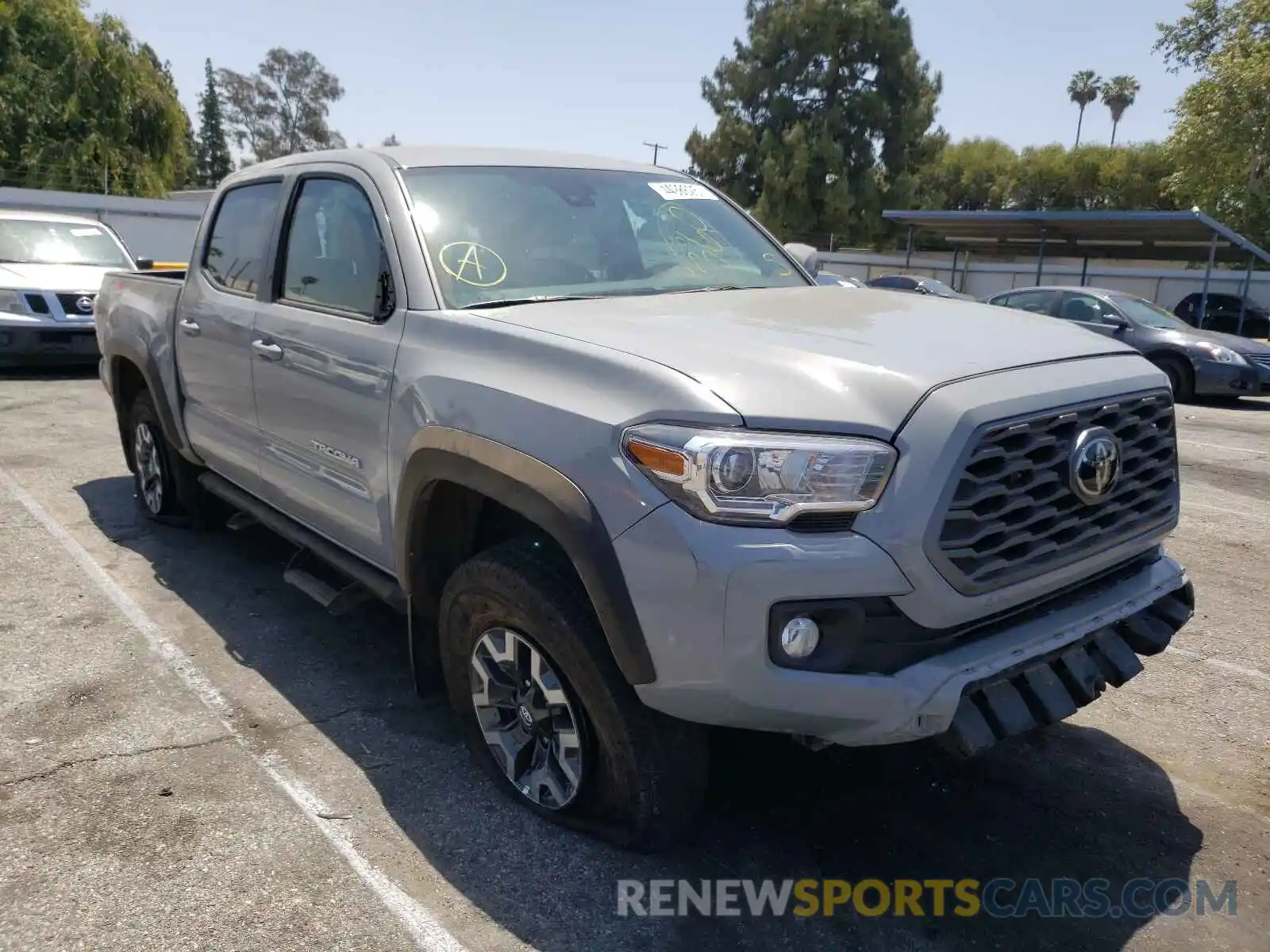 1 Photograph of a damaged car 3TMCZ5AN3MM382280 TOYOTA TACOMA 2021