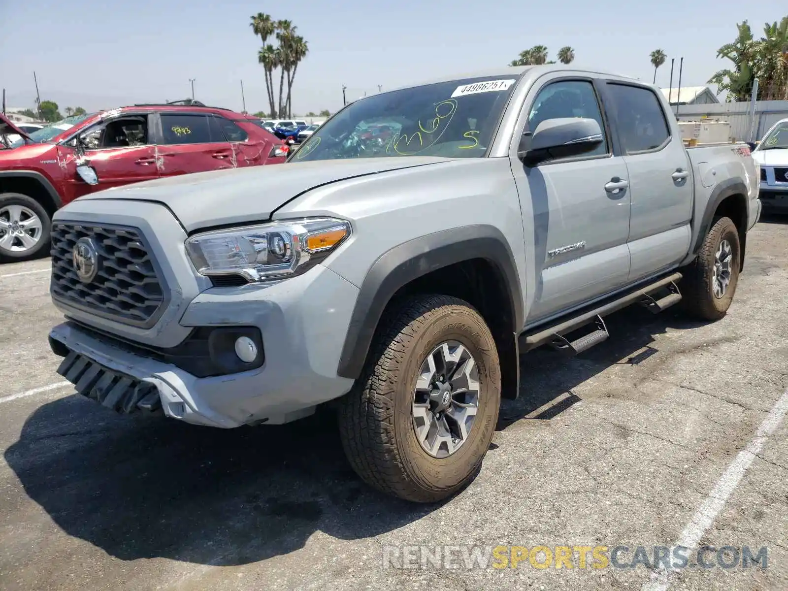 2 Photograph of a damaged car 3TMCZ5AN3MM382280 TOYOTA TACOMA 2021