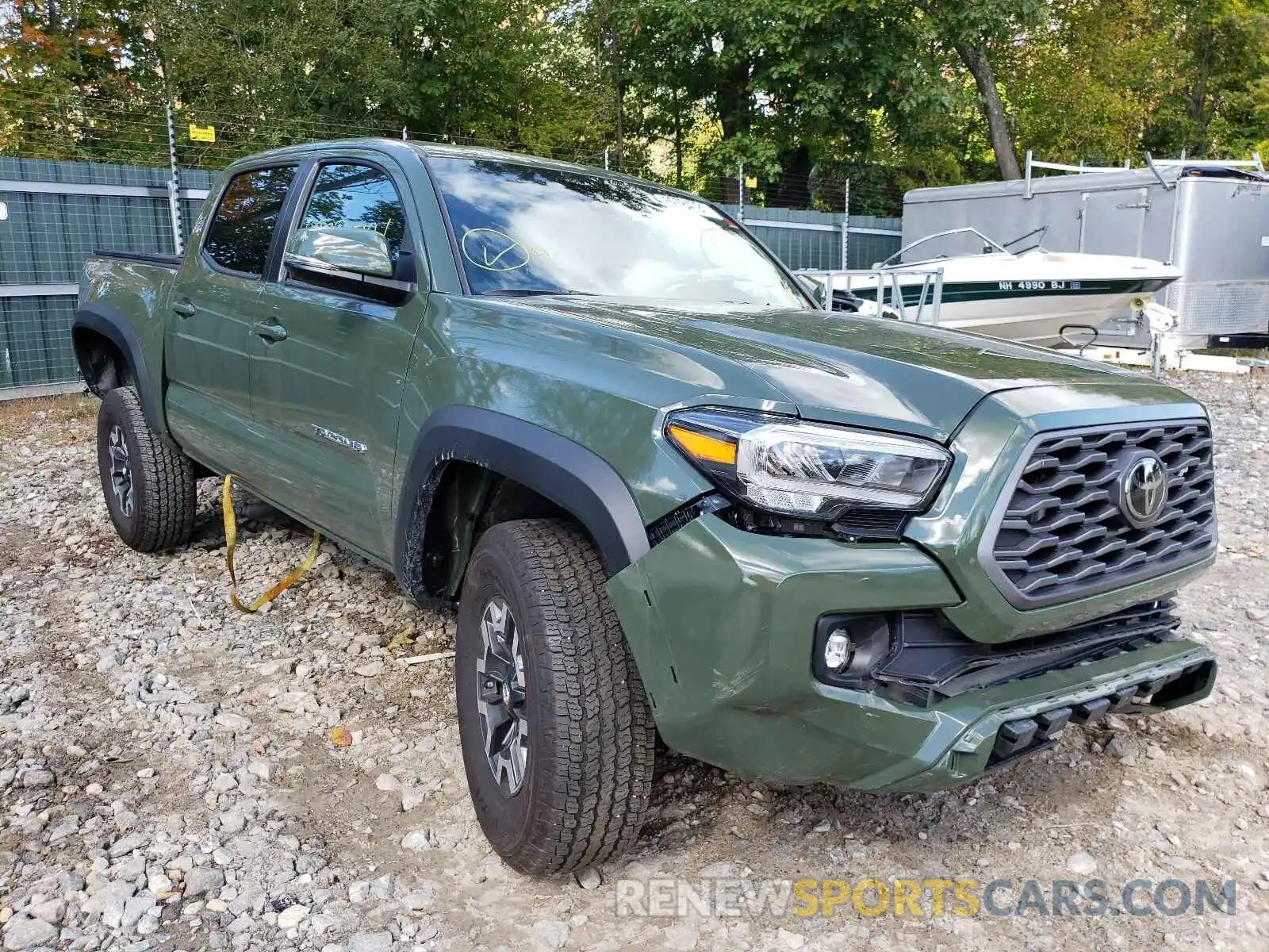 1 Photograph of a damaged car 3TMCZ5AN3MM389200 TOYOTA TACOMA 2021