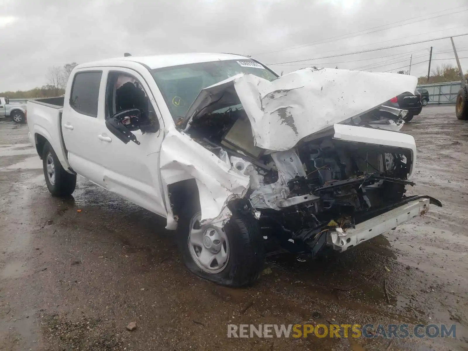 1 Photograph of a damaged car 3TMCZ5AN3MM391870 TOYOTA TACOMA 2021