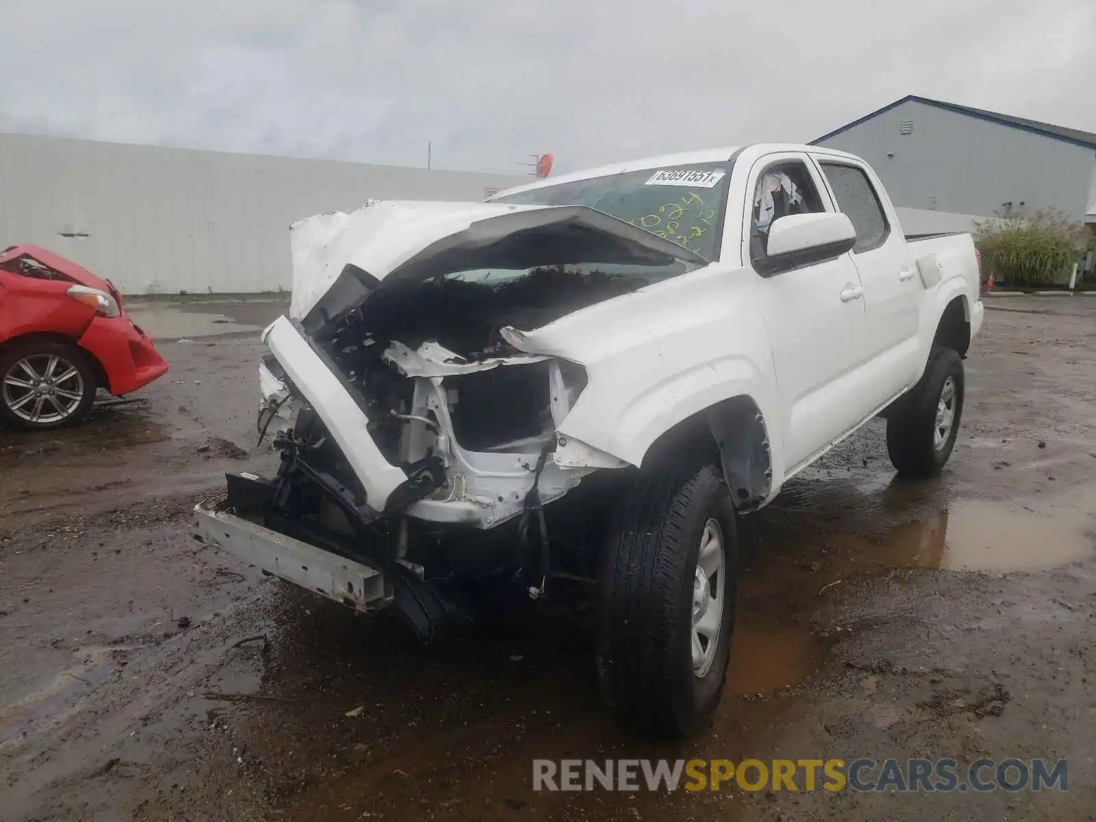 2 Photograph of a damaged car 3TMCZ5AN3MM391870 TOYOTA TACOMA 2021