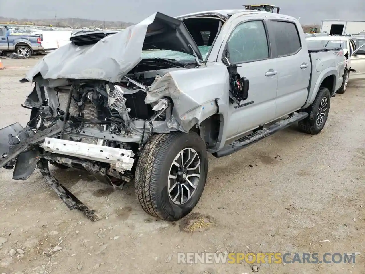 2 Photograph of a damaged car 3TMCZ5AN3MM392419 TOYOTA TACOMA 2021