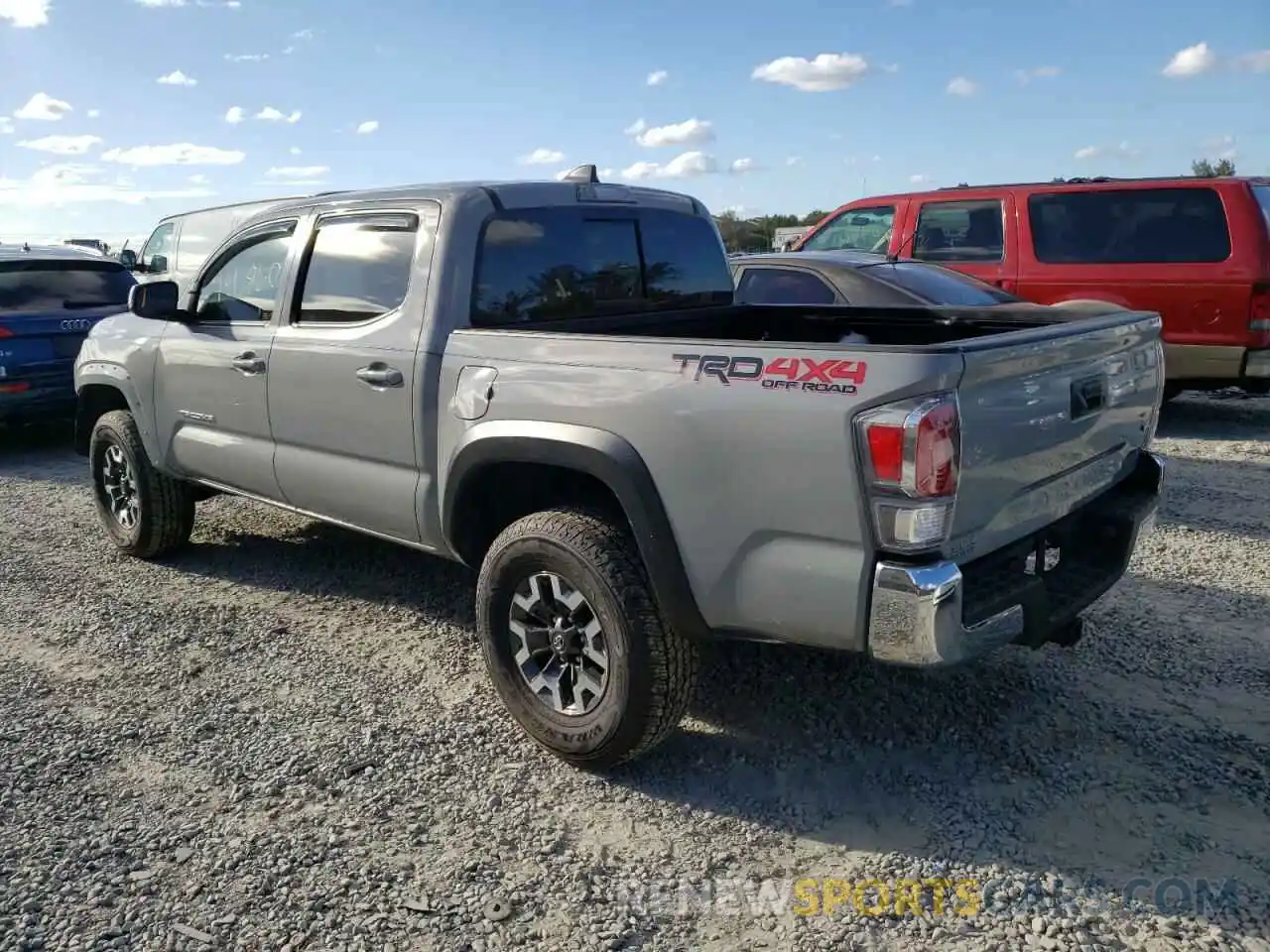 3 Photograph of a damaged car 3TMCZ5AN3MM393554 TOYOTA TACOMA 2021