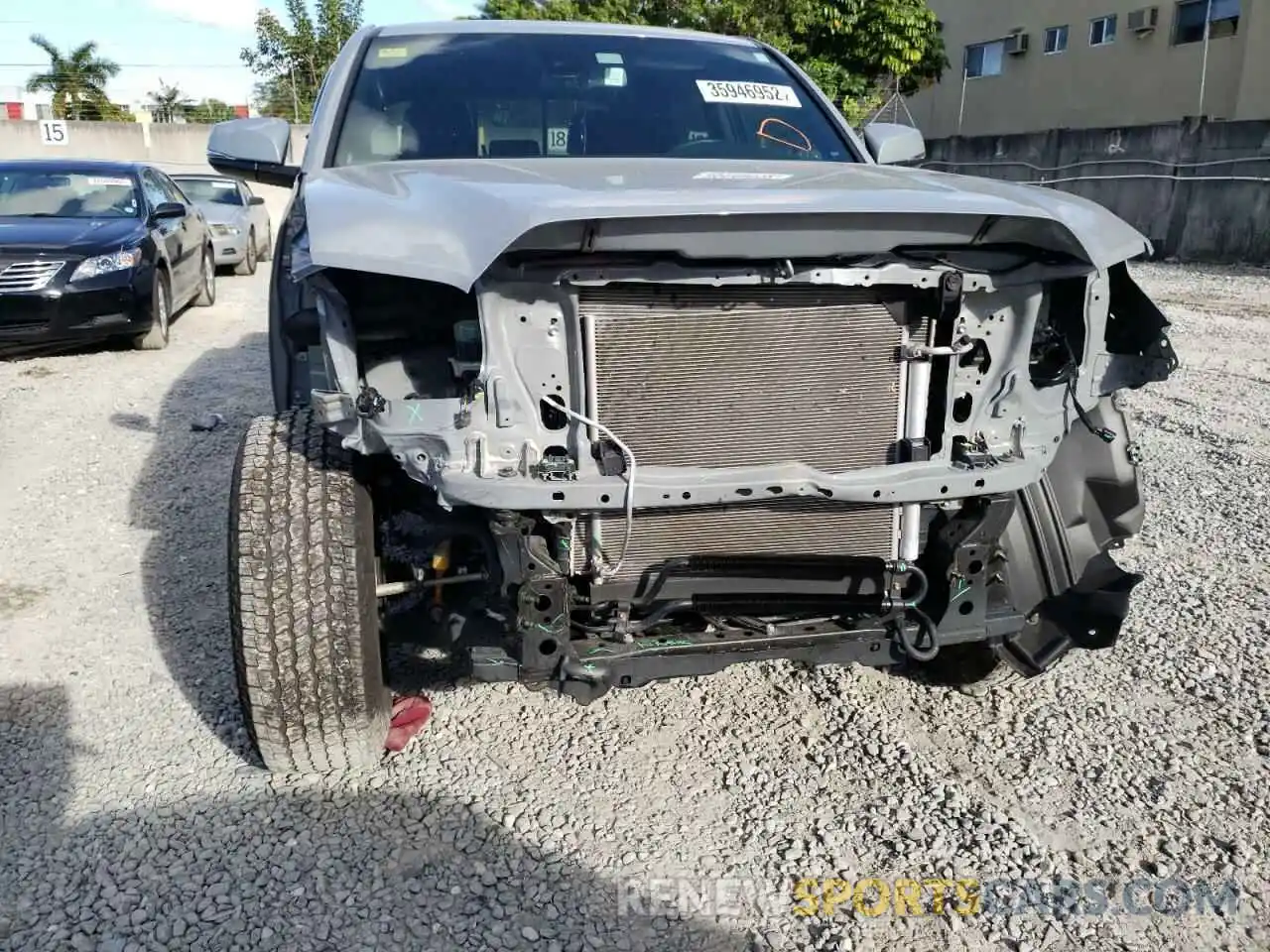 9 Photograph of a damaged car 3TMCZ5AN3MM393554 TOYOTA TACOMA 2021