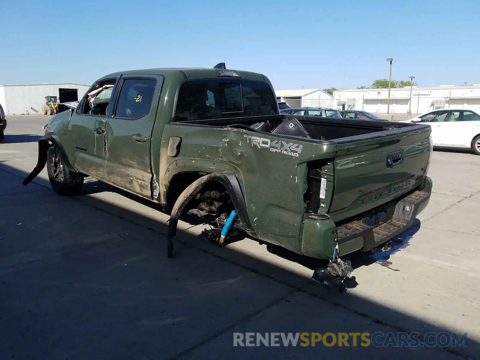 3 Photograph of a damaged car 3TMCZ5AN3MM393702 TOYOTA TACOMA 2021