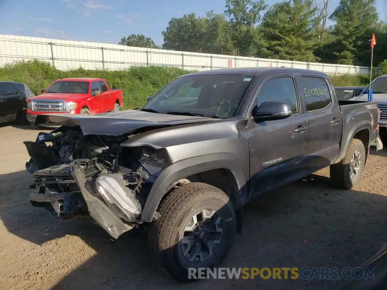 2 Photograph of a damaged car 3TMCZ5AN3MM397880 TOYOTA TACOMA 2021