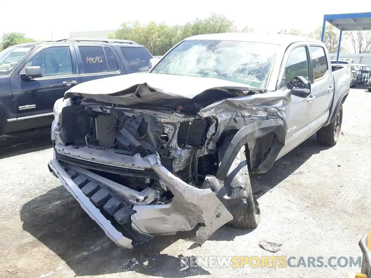 2 Photograph of a damaged car 3TMCZ5AN3MM398639 TOYOTA TACOMA 2021