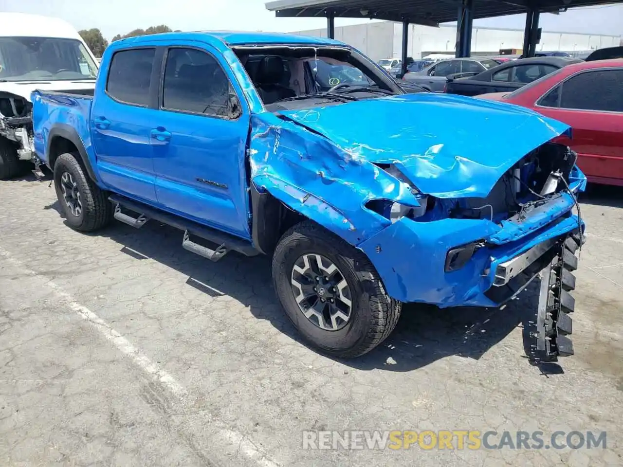 1 Photograph of a damaged car 3TMCZ5AN3MM398706 TOYOTA TACOMA 2021