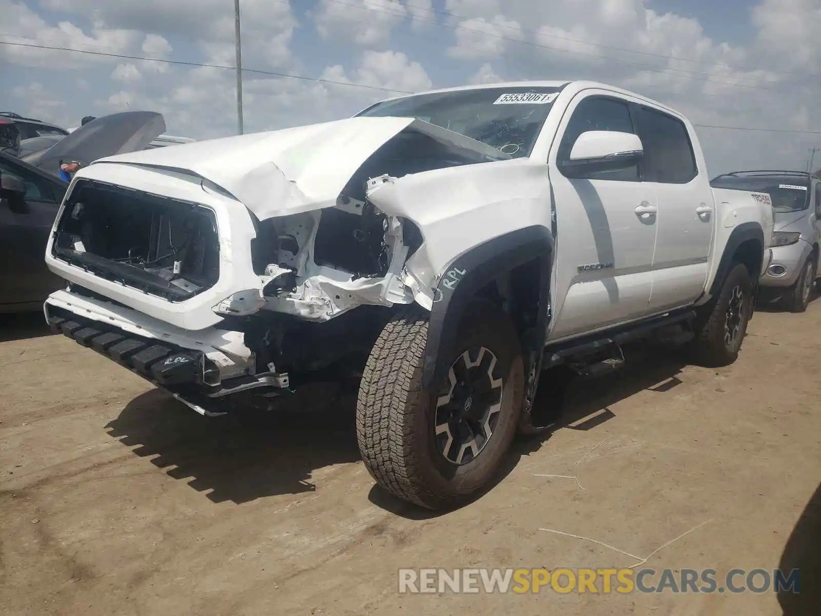 2 Photograph of a damaged car 3TMCZ5AN3MM399452 TOYOTA TACOMA 2021