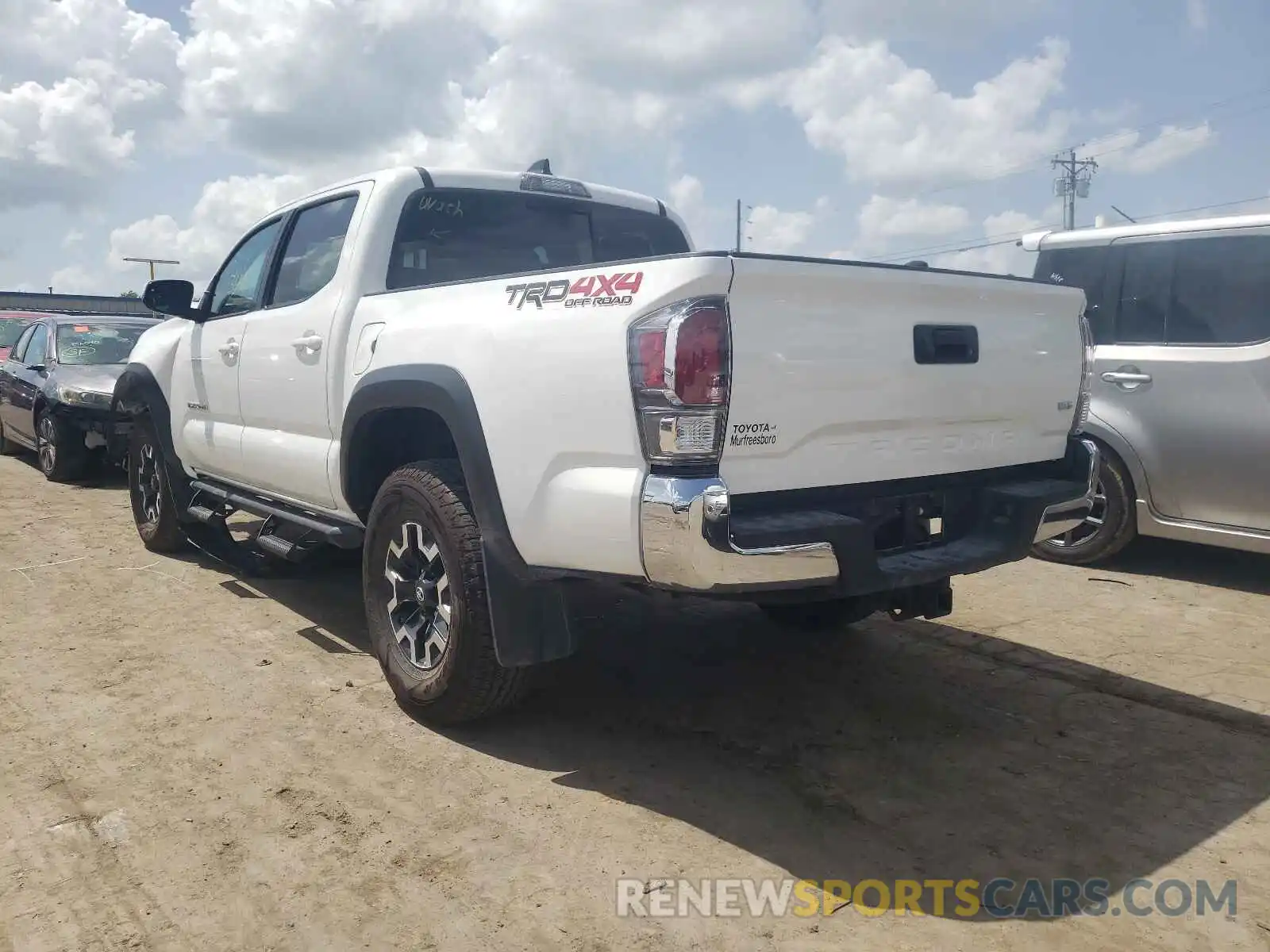 3 Photograph of a damaged car 3TMCZ5AN3MM399452 TOYOTA TACOMA 2021