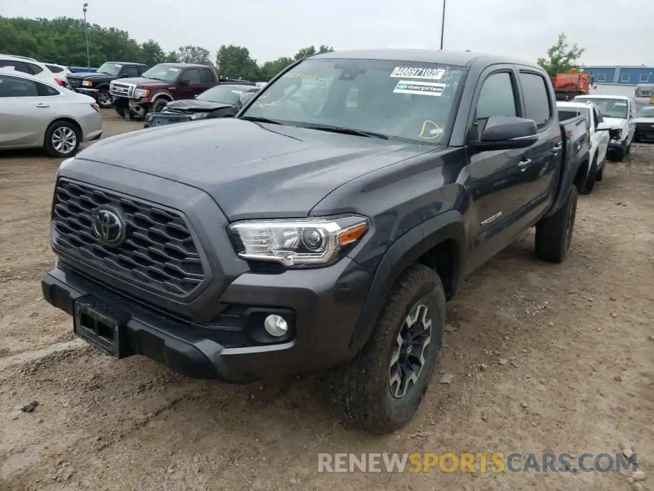 2 Photograph of a damaged car 3TMCZ5AN3MM400177 TOYOTA TACOMA 2021