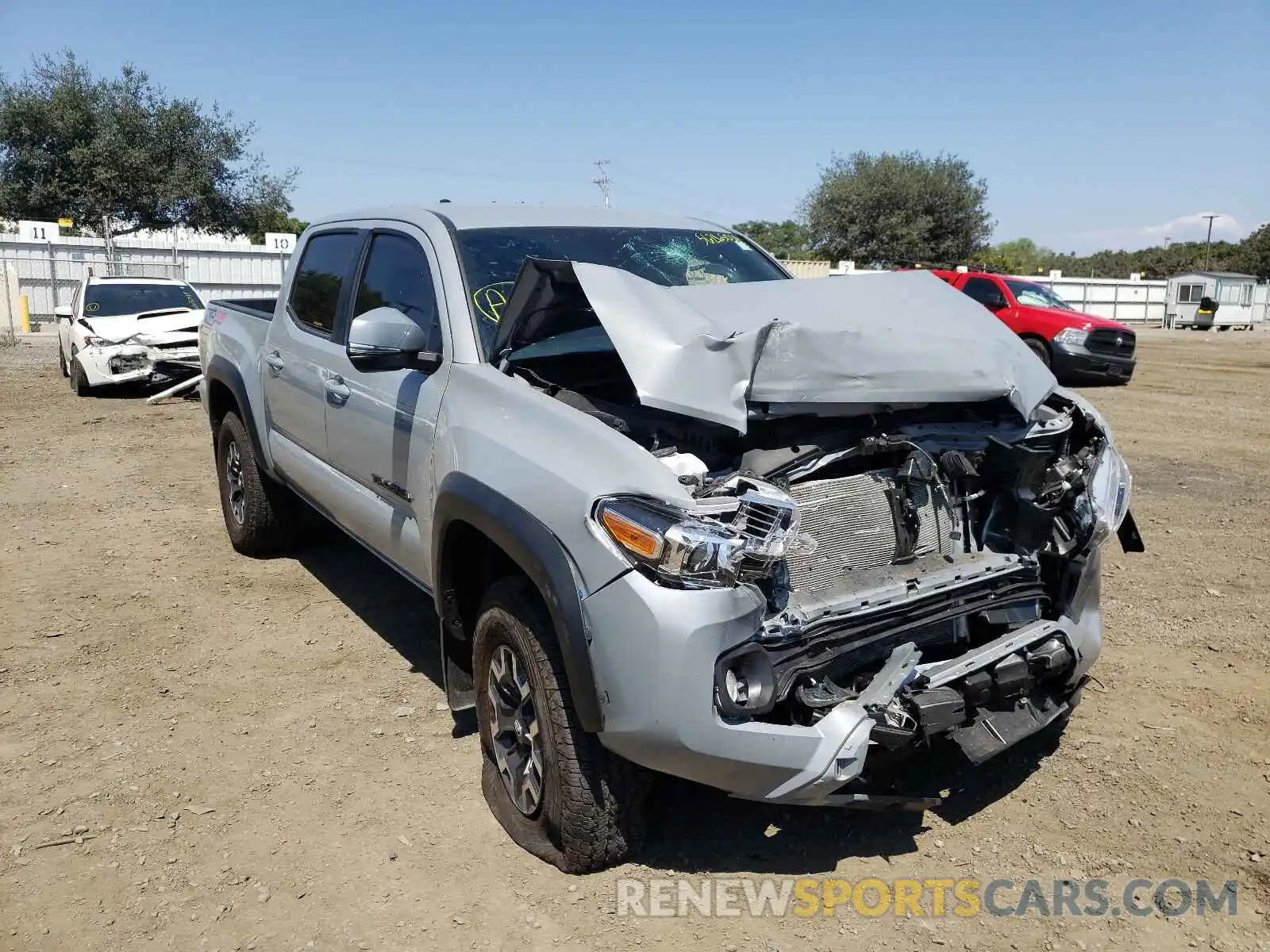 1 Photograph of a damaged car 3TMCZ5AN3MM407758 TOYOTA TACOMA 2021