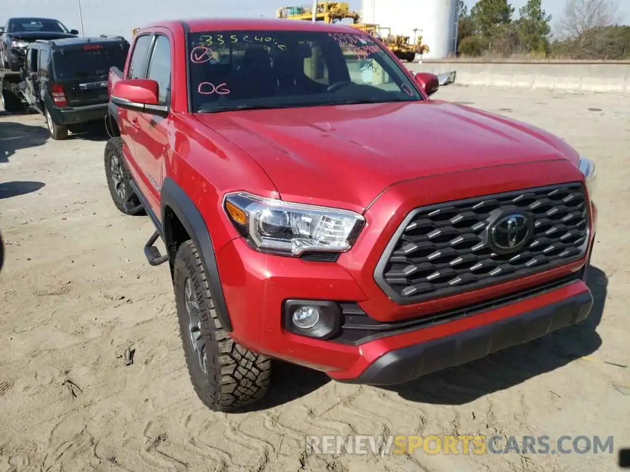 1 Photograph of a damaged car 3TMCZ5AN3MM413706 TOYOTA TACOMA 2021