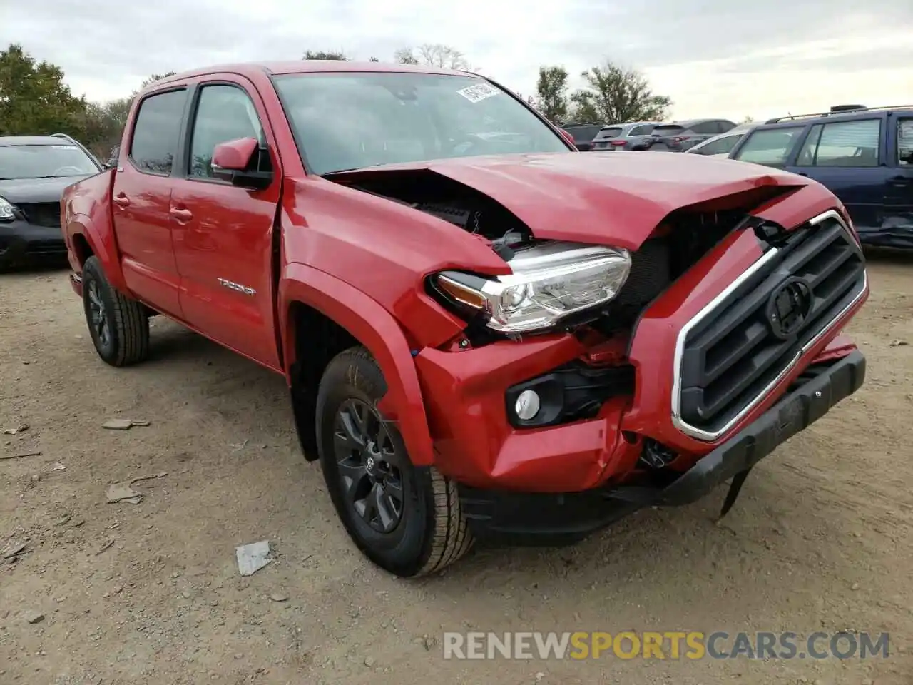 1 Photograph of a damaged car 3TMCZ5AN3MM414807 TOYOTA TACOMA 2021