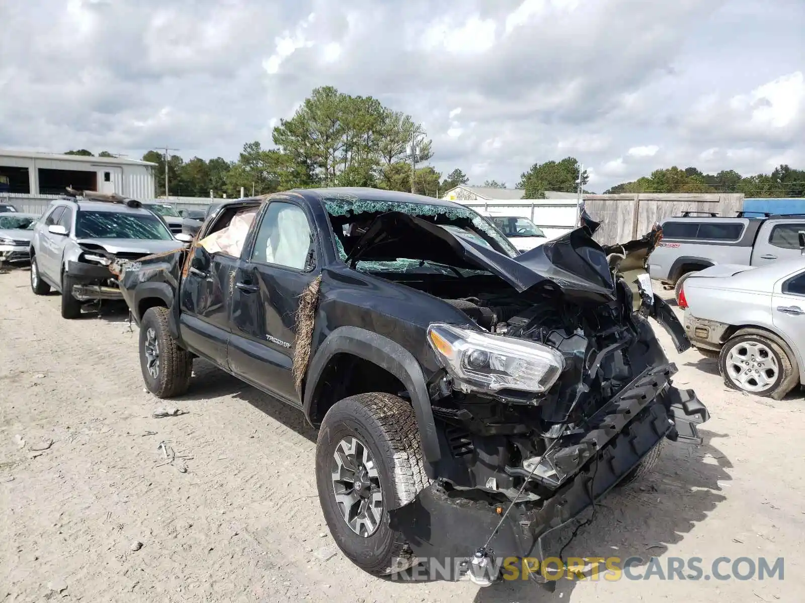 1 Photograph of a damaged car 3TMCZ5AN3MM419294 TOYOTA TACOMA 2021