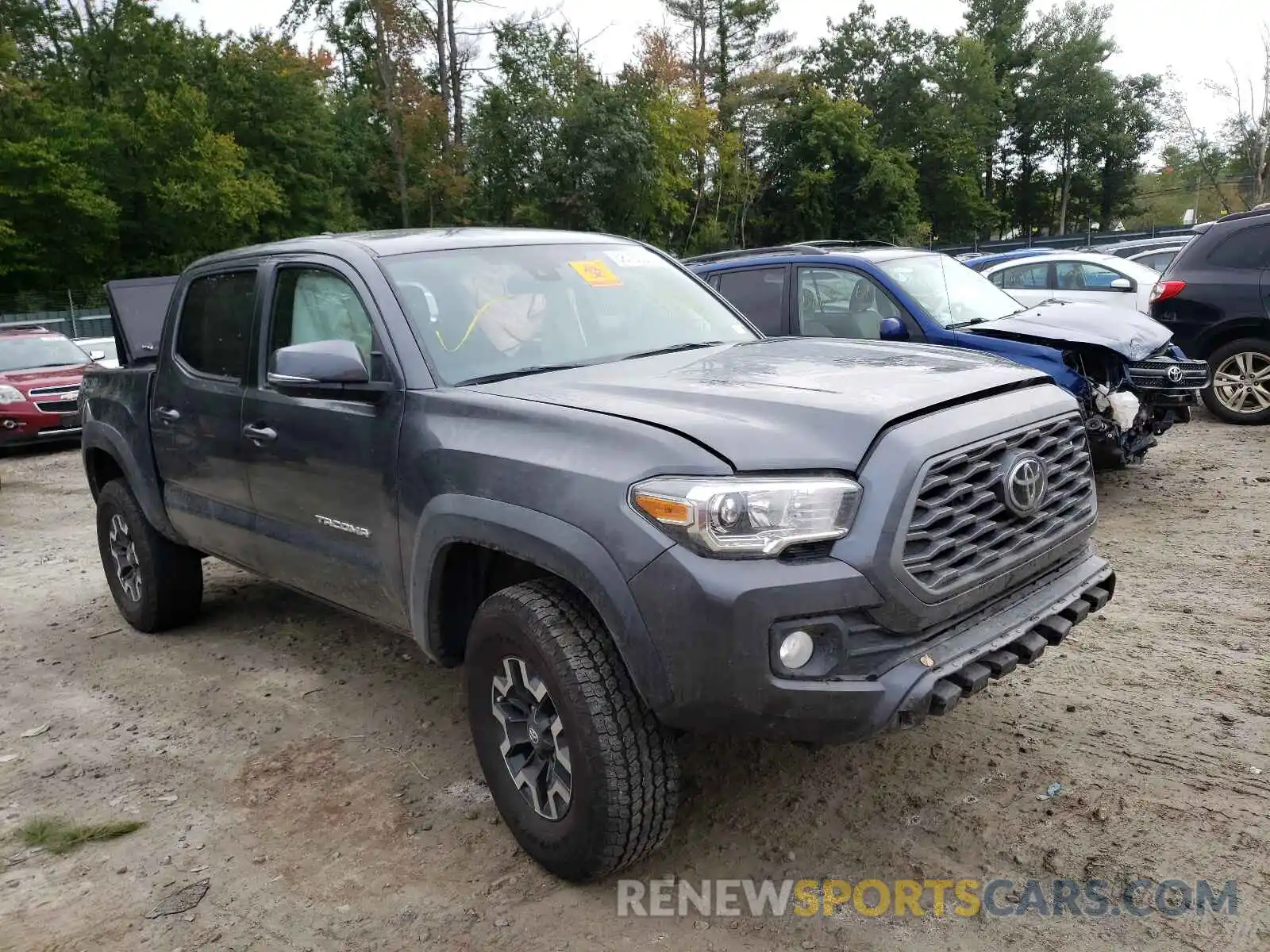 1 Photograph of a damaged car 3TMCZ5AN3MM419408 TOYOTA TACOMA 2021